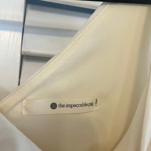 The Impeccable Pig Ivory Ruffle Dress Size XS - Picture 7 of 7